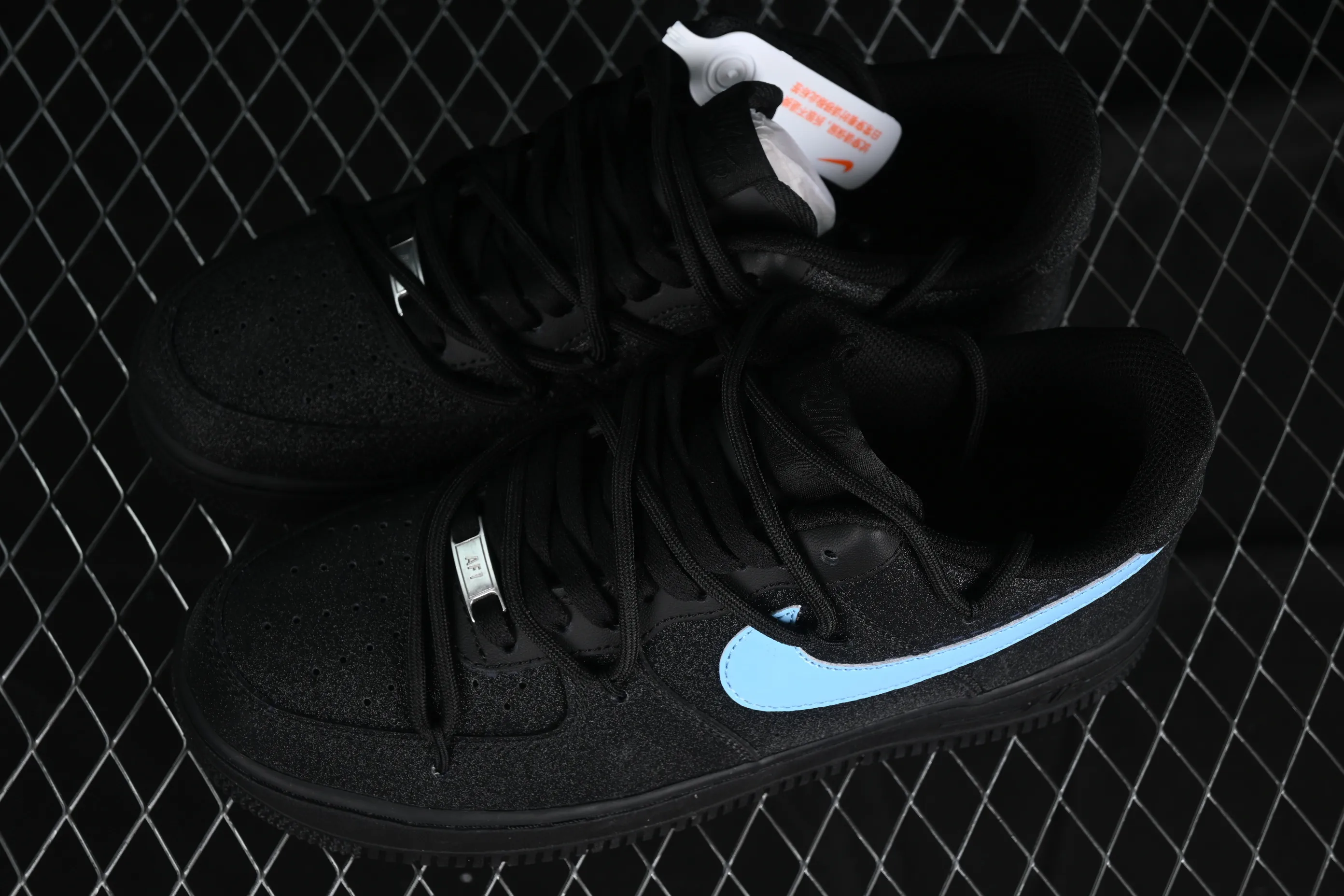 All categories Nk Air Force 1 Air Force series Nk Air Force 1 Mid Air Force mid-top Nk Air Force 1'07 Low Cleanfit Official hot style customization Black blue starry sky full of diamonds Air Force 1 low-top casual sneakers ZH0316-042